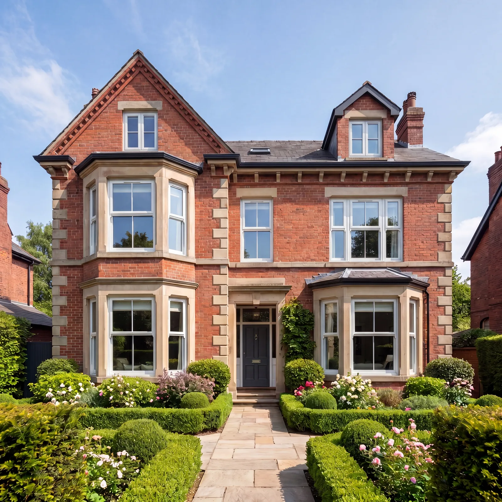 Bowdon home before whole-house triple glazing installation