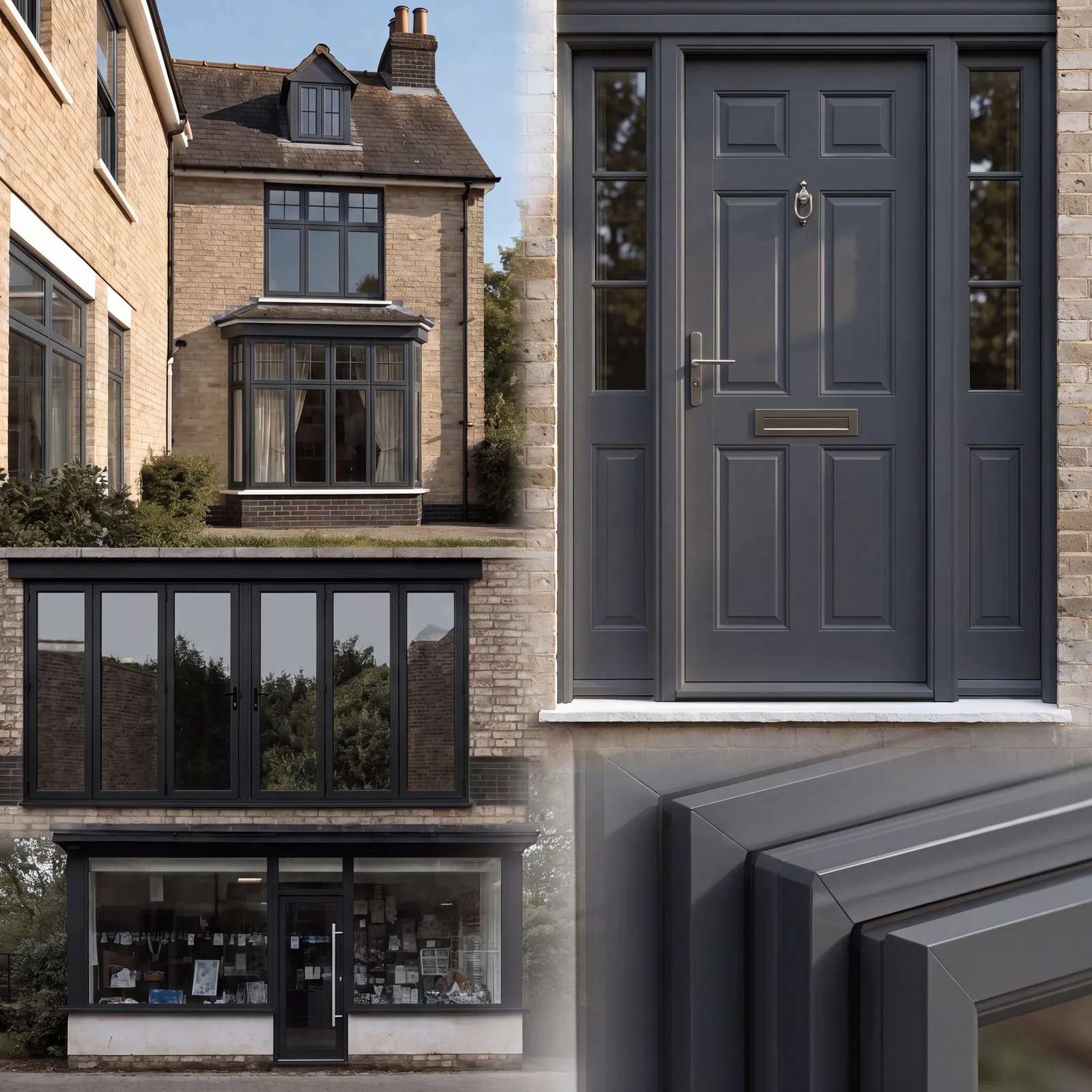 Same home after new aluminium glazing installed